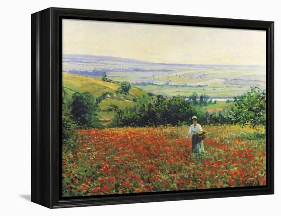 In the Poppy Field-Leon Giran-max-Framed Premier Image Canvas