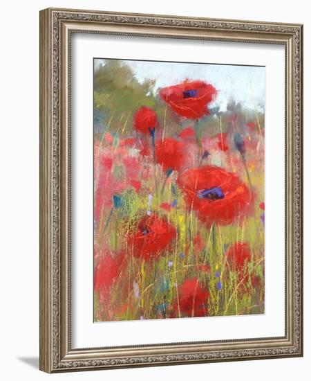 In the Poppy Field-Karen Margulis-Framed Art Print