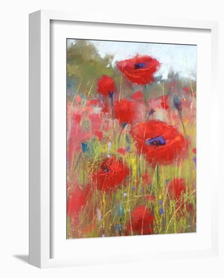 In the Poppy Field-Karen Margulis-Framed Art Print