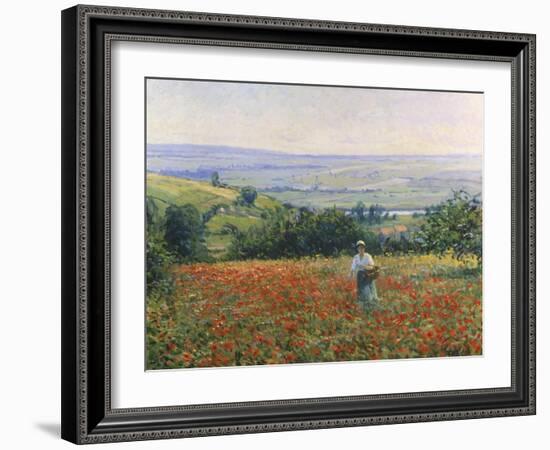 In the Poppy Field-Leon Giran-max-Framed Giclee Print