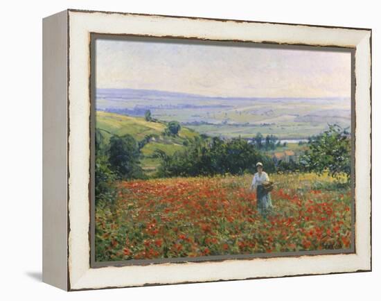 In the Poppy Field-Leon Giran-max-Framed Premier Image Canvas