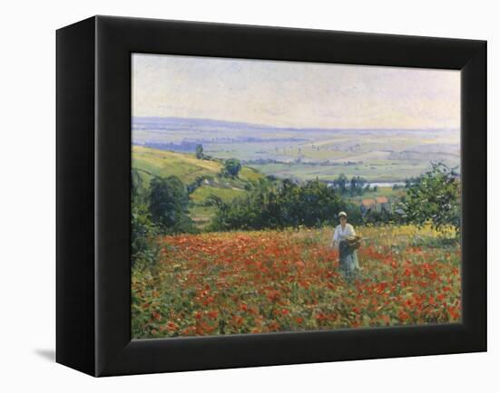In the Poppy Field-Leon Giran-max-Framed Premier Image Canvas