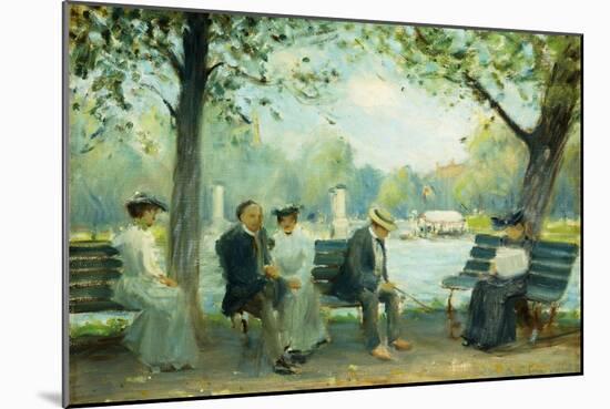 In the Public Gardens, Boston, 1904-Arthur Clifton Goodwin-Mounted Giclee Print