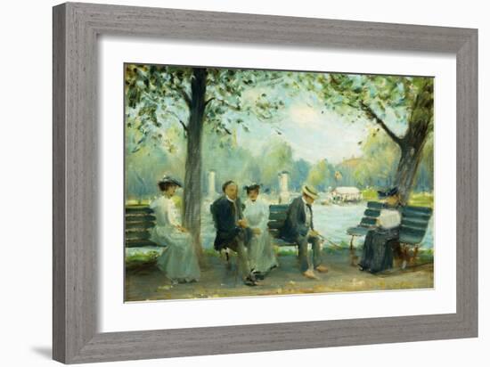 In the Public Gardens, Boston-Arthur Clifton Goodwin-Framed Giclee Print