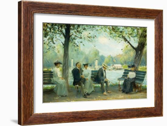 In the Public Gardens, Boston-Arthur Clifton Goodwin-Framed Giclee Print