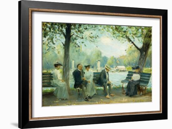 In the Public Gardens, Boston-Arthur Clifton Goodwin-Framed Giclee Print