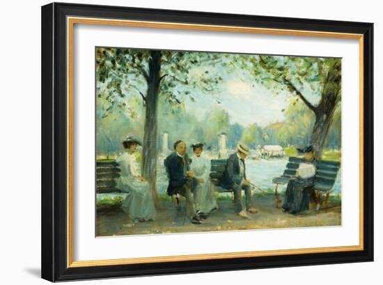 In the Public Gardens, Boston-Arthur Clifton Goodwin-Framed Giclee Print