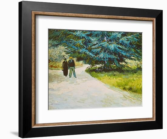 In the Public Gardens in Arles, 1888-Vincent van Gogh-Framed Giclee Print