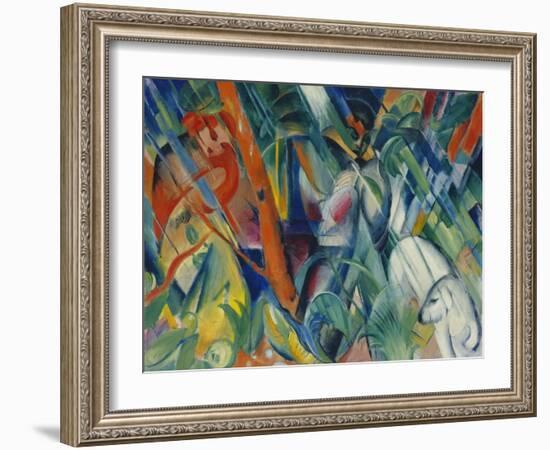 In the Rain, 1912-Franz Marc-Framed Premium Giclee Print