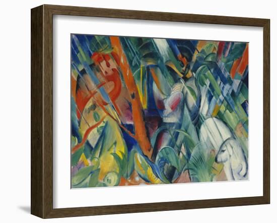 In the Rain, 1912-Franz Marc-Framed Premium Giclee Print