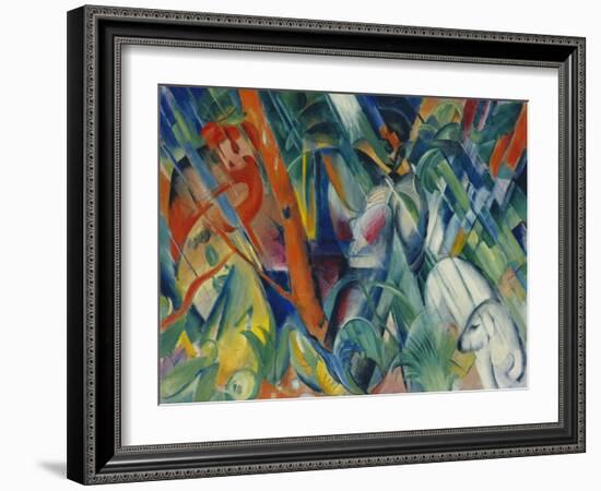 In the Rain, 1912-Franz Marc-Framed Premium Giclee Print