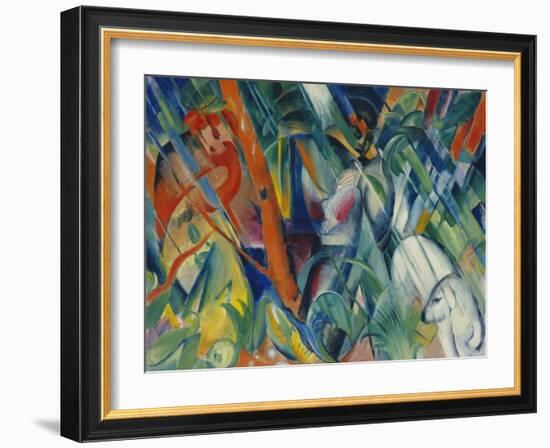 In the Rain, 1912-Franz Marc-Framed Premium Giclee Print