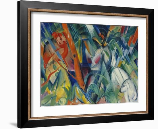 In the Rain, 1912-Franz Marc-Framed Giclee Print