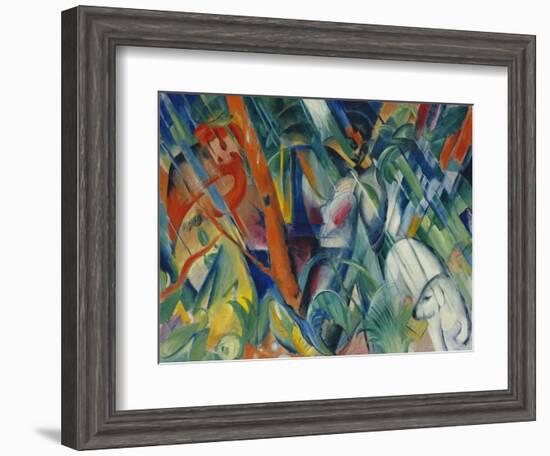 In the Rain, 1912-Franz Marc-Framed Giclee Print