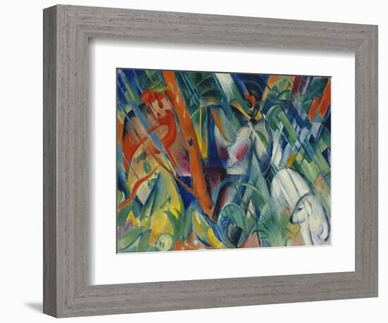 In the Rain, 1912-Franz Marc-Framed Giclee Print