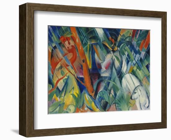 In the Rain, 1912-Franz Marc-Framed Giclee Print