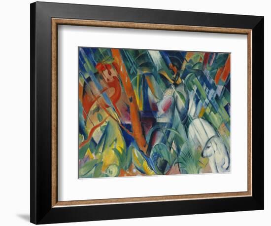 In the Rain, 1912-Franz Marc-Framed Giclee Print