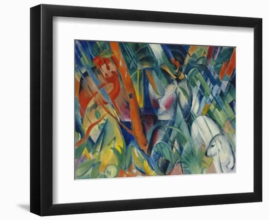 In the Rain, 1912-Franz Marc-Framed Giclee Print