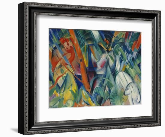 In the Rain, 1912-Franz Marc-Framed Giclee Print