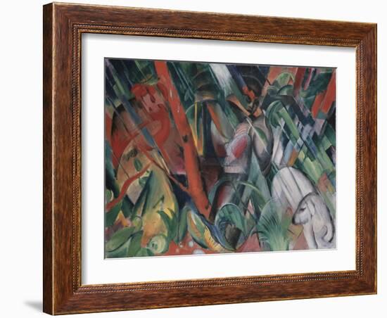 In the Rain, 1912-Franz Marc-Framed Giclee Print