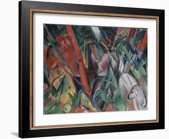 In the Rain, 1912-Franz Marc-Framed Giclee Print