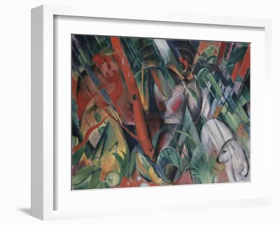 In the Rain, 1912-Franz Marc-Framed Giclee Print