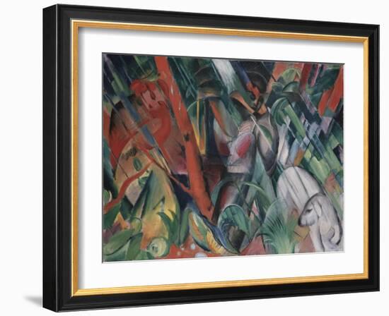 In the Rain, 1912-Franz Marc-Framed Giclee Print