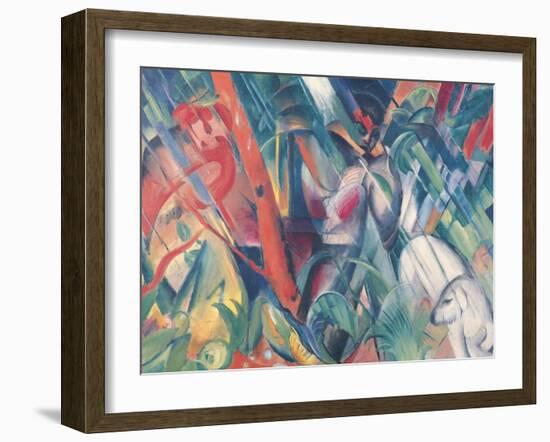 In the Rain, 1912-Franz Marc-Framed Giclee Print