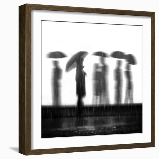 In The Rain-Antonyus Bunjamin (Abe)-Framed Photographic Print