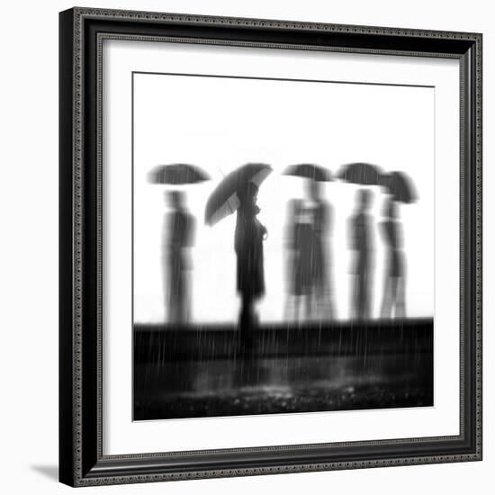 In The Rain-Antonyus Bunjamin (Abe)-Framed Photographic Print