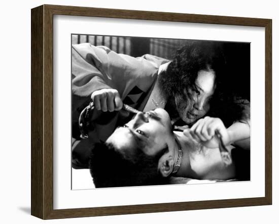 In The Realm Of The Senses, (aka Ai No Corrida), Tatsuya Fuji, Eiko Matsuda, 1976-null-Framed Photo