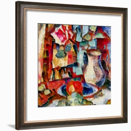 In the red #18,2017-Alex Caminker-Framed Giclee Print
