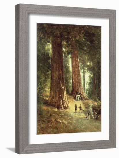 In the Redwoods, 1899-Thomas Hill-Framed Giclee Print