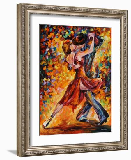 In the Rhythm of Tango-Leonid Afremov-Framed Art Print