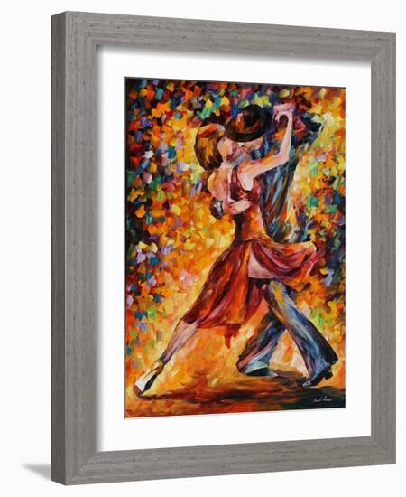 In the Rhythm of Tango-Leonid Afremov-Framed Art Print