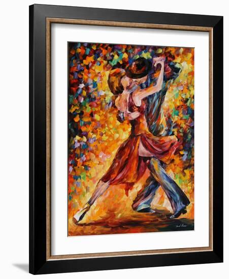 In the Rhythm of Tango-Leonid Afremov-Framed Art Print
