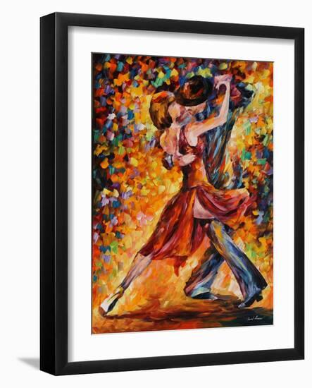 In the Rhythm of Tango-Leonid Afremov-Framed Art Print