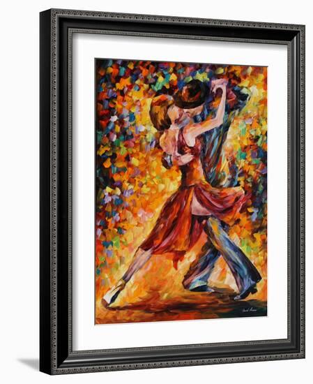 In the Rhythm of Tango-Leonid Afremov-Framed Art Print