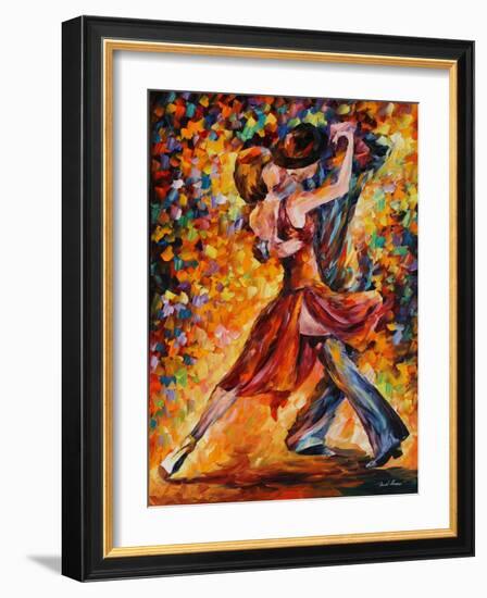 In the Rhythm of Tango-Leonid Afremov-Framed Art Print