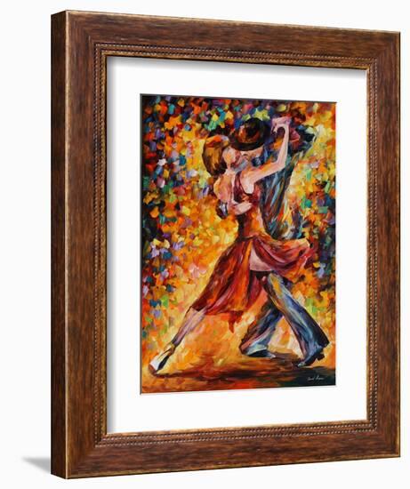 In the Rhythm of Tango-Leonid Afremov-Framed Premium Giclee Print