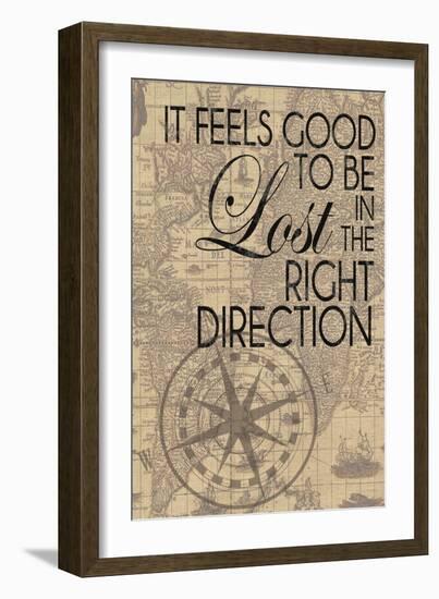 In The Right Direction-Lauren Gibbons-Framed Art Print