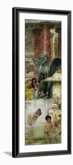 In the Roman Baths, or Roman Women in the Bath, 1876-Sir Lawrence Alma-Tadema-Framed Giclee Print