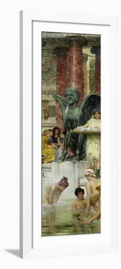 In the Roman Baths, or Roman Women in the Bath, 1876-Sir Lawrence Alma-Tadema-Framed Giclee Print