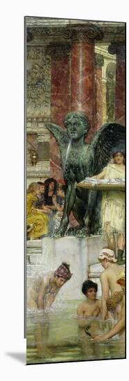 In the Roman Baths, or Roman Women in the Bath, 1876-Sir Lawrence Alma-Tadema-Mounted Giclee Print