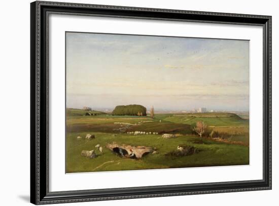 In the Roman Campagna, 1873-George Snr. Inness-Framed Giclee Print