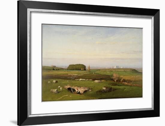 In the Roman Campagna, 1873-George Snr. Inness-Framed Giclee Print