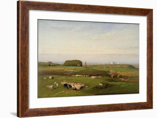 In the Roman Campagna, 1873-George Snr. Inness-Framed Giclee Print