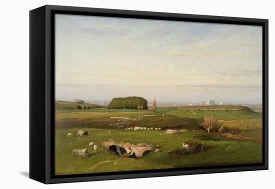 In the Roman Campagna, 1873-George Snr. Inness-Framed Premier Image Canvas