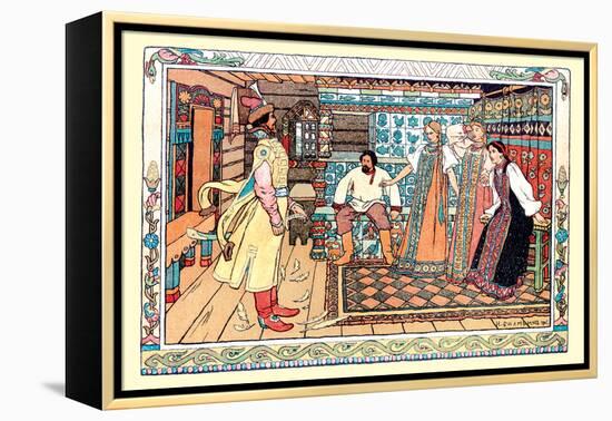 In the Room-Ivan Bilibin-Framed Stretched Canvas