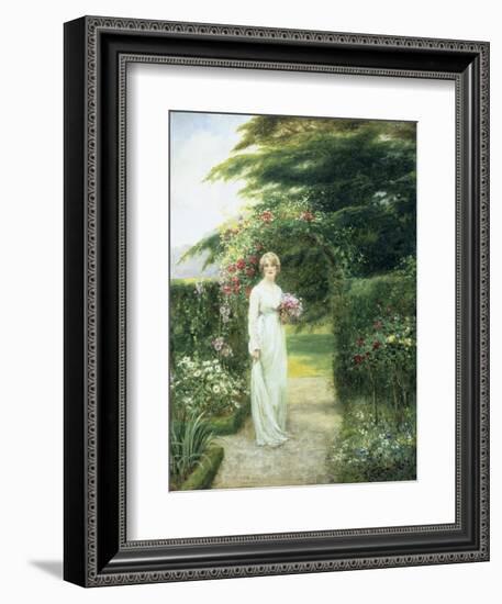 In the Rose Garden-Henry John Yeend King-Framed Giclee Print